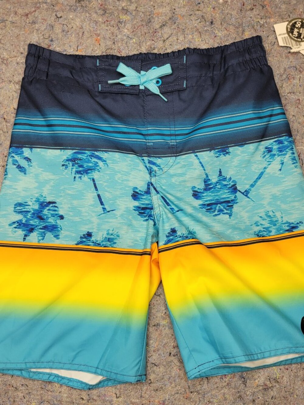 Boys swim trunks, Laguna, size 10/12, multicolored,  new with tags